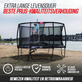 BERG Grand Champion InGround 470 Grey + Safety Net Deluxe Trampoline