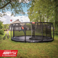 Berg Grand Elite Inground Trampoline 520 Grijs + Safety Net Deluxe