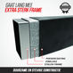 BERG Trampoline Ultim Champion FlatGround 410 Grijs + AeroWall