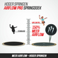 BERG Ultim Pro Bouncer Flatground Trampoline 5x5 + AeroWall