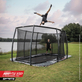 BERG Ultim Pro Bouncer Flatground Trampoline 5x5 + Safety Net XL