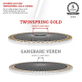 Berg Elite Trampoline 430 Grijs + Safety Net Deluxe
