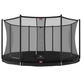 Berg Favorit Inground 380 Zwart + Safety Net Comfort