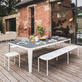 Cornilleau Hyphen Outdoor Tafeltennistafel Wit / Stone