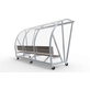 Alusport Dug-Out Verplaatsbaar 5-6 Personen DO301V Model D