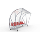 Alusport Dug-Out Verplaatsbaar 5-6 Personen DO301VZ Model D
