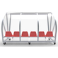 Alusport Dug-Out Verplaatsbaar 5-6 Personen DO301VZ Model D