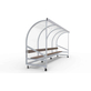 Alusport Dug-Out Verplaatsbaar 7-8 Personen DO400V Model C