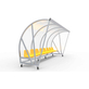 Alusport Dug-Out Verplaatsbaar 7-8 Personen DO401VZ Model D
