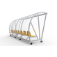 Alusport Dug-Out Verplaatsbaar 7-8 Personen DO401VZ Model D