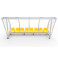 Alusport Dug-Out Verplaatsbaar 7-8 Personen DO401VZ Model D