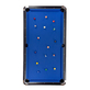 NORTH Table de Billard Gardone 8ft Noir/Bleu