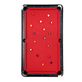 North Pooltafel Gardone 8ft Zwart/Rood