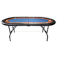 North Poker Table Foldy 10 People Blue