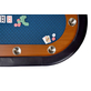 North Pokertafel Foldy 10 Personen Blauw