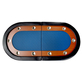 North Pokertafel Foldy 10 Personen Blauw