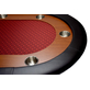 North Pokertafel Foldy 10 Personen Rood