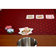 North Pokertafel Foldy 10 Personen Rood
