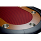North Pokertafel Foldy 10 Personen Rood