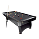 North Pooltafel Gardone 7ft Zwart/Zwart