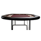 North Pokertafel Foldy 10 Personen Rood