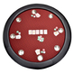 North Ronde Pokertafel Texas 8 Personen Rood
