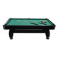 NORTH Table de Billard Gardone 7 ft Noir/Vert