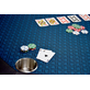 Table de poker octogonale Texas 8 personnes Bleu
