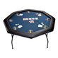 North Octagon Pokertafel Texas 8 Personen Blauw