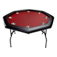 North Octagon Pokertafel Texas 8 Personen Rood