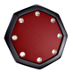 North Octagon Pokertafel Texas 8 Personen Rood