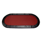 North Tabletop Pokertafel 10 Personen Rood