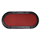 North Tabletop Pokertafel 10 Personen Rood