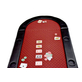 North Tabletop Pokertafel 10 Personen Rood