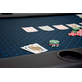 North Tabletop Poker Table 10 personnes Bleu