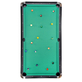 NORTH Table de Billard Gardone 7 ft Noir/Vert