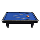NORTH Table de Billard Gardone 8ft Noir/Bleu