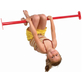 Metalen Duikelstang 125 cm - Rood