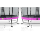 Exit Elegant Premium Trampoline 253 + Safetynet Economy Paars
