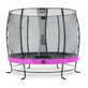 Exit Elegant Premium Trampoline 253 + Safetynet Economy Paars