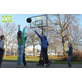 EXIT Galaxy Portable Basket Met Dunkring Basketbalpaal