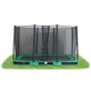 Exit Interra Rechthoekige Trampoline 244 x 427 Groen + Contour Safetynet