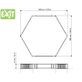 EXIT Rapido Foot-Skills-Trainer (Hexagon Rebounder Court)