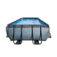 EXIT Stone zwembad 400x200x100cm met zandfilterpomp - grijs