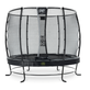 Trampoline EXIT Elegant Premium ø253cm avec filet de sécurité Deluxe - noir