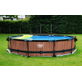 EXIT bâche de sol pour piscine 380x380cm - gris