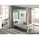 Hemelbed Roos 90x200 - Wit