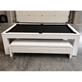 [Tweedekans] Milano Pooltafel & Eettafel 7.5 ft Piano Wit High Gloss