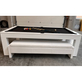 [Tweedekans] Milano Pooltafel & Eettafel 7.5 ft Piano Wit High Gloss