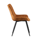 Interiax Chaise de salle à manger Alix Velvet Gold